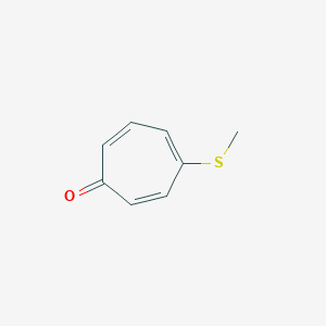 4-(Methylsulfanyl)cyclohepta-2,4,6-trien-1-one