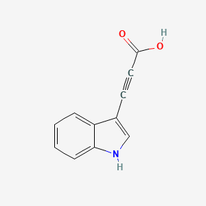 B1448297 3-(1H-indol-3-yl)prop-2-ynoic acid CAS No. 144615-47-4