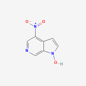 molecular formula C7H5N3O3 B1448319 N-Hydroxy-4-nitro-6-azaindole CAS No. 1352395-16-4