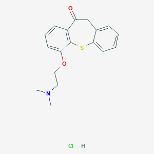 Dibenzo(b,f)thiepin-10(11H)-one, 6-(2-(dimethylamino)ethoxy)-, hydrochloride