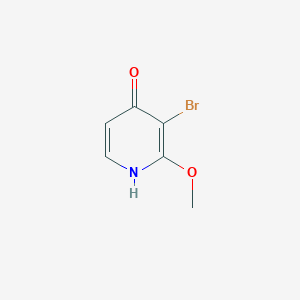 molecular formula C6H6BrNO2 B1448335 3-Bromo-4-hydroxy2-methoxy pyridine CAS No. 1427502-74-6