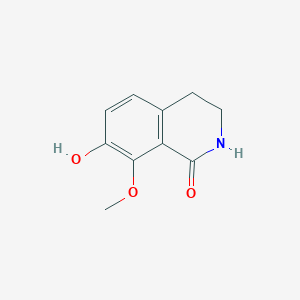 molecular formula C10H11NO3 B1448347 7-Hydroxy-8-methoxy-3,4-dihydro-2H-isoquinolin-1-one CAS No. 1427504-23-1