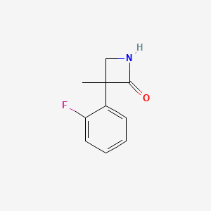 3-(2-Fluorophenyl)-3-methylazetidin-2-one