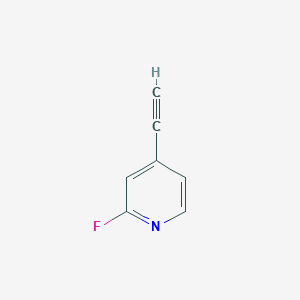 molecular formula C7H4FN B1448359 4-Éthynyl-2-fluoropyridine CAS No. 1231192-86-1