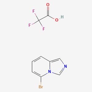 molecular formula C9H6BrF3N2O2 B1448361 5-溴-咪唑并[1,5-a]吡啶三氟乙酸盐 CAS No. 1187931-89-0