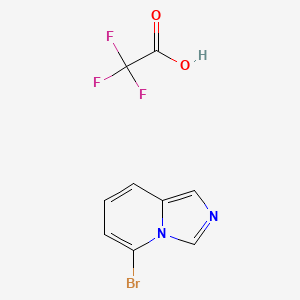 molecular formula C9H6BrF3N2O2 B1448361 5-ブロモイミダゾ[1,5-a]ピリジン トリフルオロ酢酸塩 CAS No. 1187931-89-0