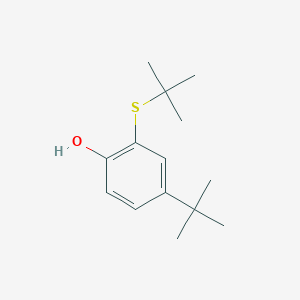 4-tert-Butyl-2-(tert-butylsulfanyl)phenol