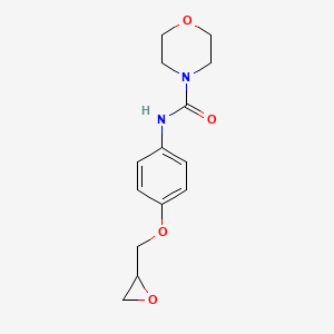 N-{4-[(Oxiran-2-yl)methoxy]phenyl}morpholine-4-carboxamide