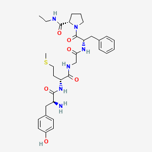 L-Tyrosyl-D-methionylglycyl-L-phenylalanyl-N-ethyl-L-prolinamide