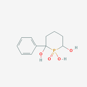 1,2,6-Trihydroxy-2-phenyl-1lambda~5~-phosphinan-1-one