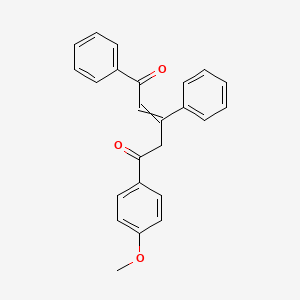 5-(4-Methoxyphenyl)-1,3-diphenylpent-2-ene-1,5-dione