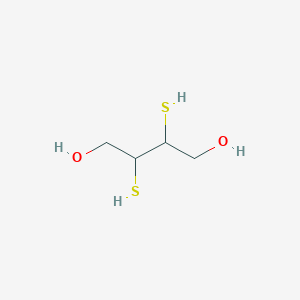 molecular formula C4H10O2S2 B14483763 2,3-Bis(sulfanyl)butane-1,4-diol CAS No. 64131-50-6