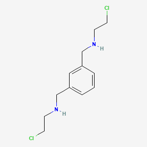 2-Chloro-N-((3-((2-chloroethylamino)methyl)phenyl)methyl)ethanamine