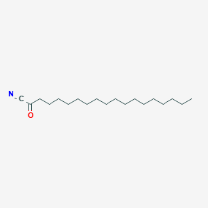 molecular formula C19H35NO B14483792 Octadecanoyl cyanide CAS No. 64985-87-1