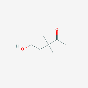 5-Hydroxy-3,3-dimethylpentan-2-one