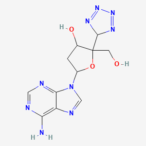 (R)-2'-Deoxy-4'-C-5H-tetrazol-5-yladenosine