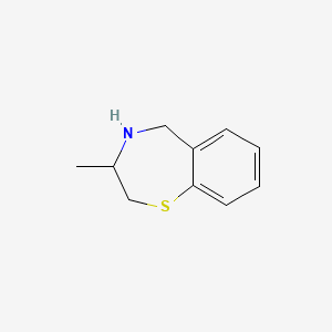 molecular formula C10H13NS B1448406 3-甲基-2,3,4,5-四氢-1,4-苯并噻zepine CAS No. 802875-04-3