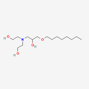 2-Propanol, 1-[bis(2-hydroxyethyl)amino]-3-(octyloxy)-