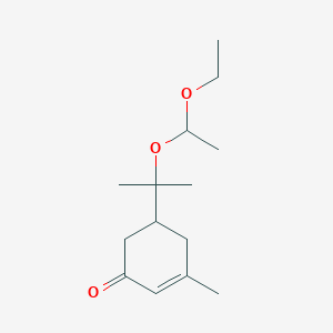 5-[2-(1-Ethoxyethoxy)propan-2-yl]-3-methylcyclohex-2-en-1-one