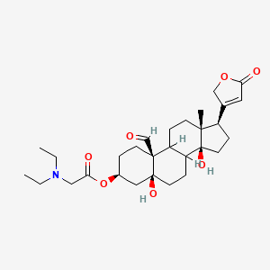 3-Diethylaminoacetyl strophantidin