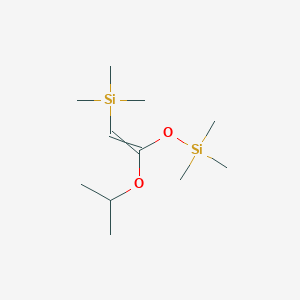 Trimethyl({1-[(propan-2-yl)oxy]-2-(trimethylsilyl)ethenyl}oxy)silane