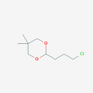 1,3-Dioxane, 2-(3-chloropropyl)-5,5-dimethyl-