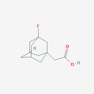 molecular formula C12H17FO2 B1448421 Ácido 2-(3-fluoroadamantan-1-il)acético CAS No. 1795526-38-3