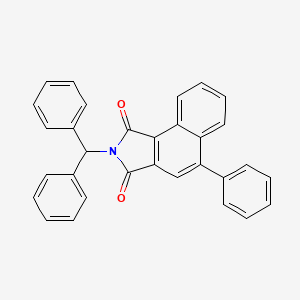 2-(Diphenylmethyl)-5-phenyl-1H-benzo[e]isoindole-1,3(2H)-dione