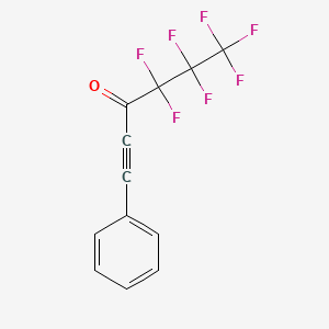 4,4,5,5,6,6,6-Heptafluoro-1-phenylhex-1-yn-3-one