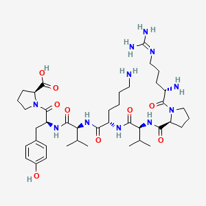 N~5~-(Diaminomethylidene)-L-ornithyl-L-prolyl-L-valyl-L-lysyl-L-valyl-L-tyrosyl-L-proline