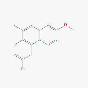 1-(2-Chloroprop-2-en-1-yl)-6-methoxy-2,3-dimethylnaphthalene