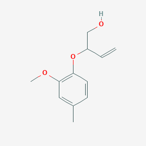 2-(2-Methoxy-4-methylphenoxy)but-3-en-1-ol