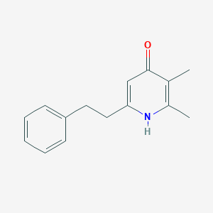 2,3-Dimethyl-6-(2-phenylethyl)pyridin-4(1H)-one