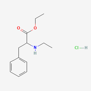 Ethyl 2-(ethylamino)-3-phenylpropanoate hydrochloride