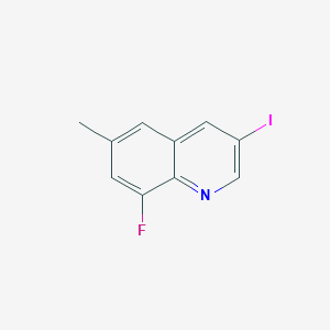 molecular formula C10H7FIN B1448447 8-Fluor-3-iod-6-methylchinolin CAS No. 1592298-19-5