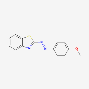 2-[(E)-(4-Methoxyphenyl)diazenyl]-1,3-benzothiazole