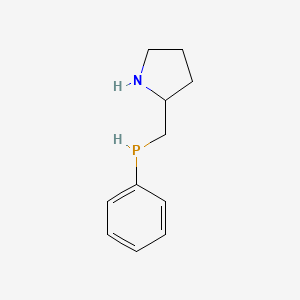 2-[(Phenylphosphanyl)methyl]pyrrolidine