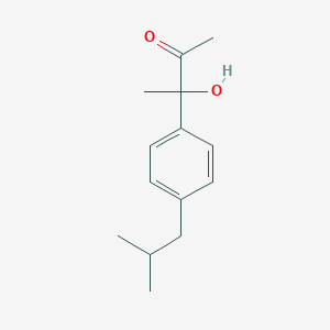 3-Hydroxy-3-[4-(2-methylpropyl)phenyl]butan-2-one