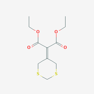 Diethyl (1,3-dithian-5-ylidene)propanedioate