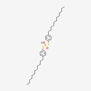 Benzenethiol, 4-dodecyl-, hydrogen phosphorodithioate