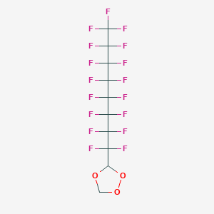 molecular formula C10H3F17O3 B14484741 3-(Heptadecafluorooctyl)-1,2,4-trioxolane CAS No. 63967-43-1