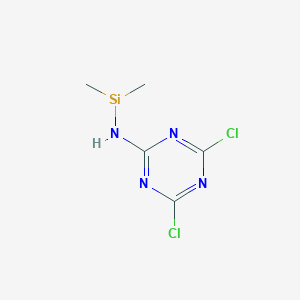 molecular formula C5H7Cl2N4Si B14484782 CID 78063882 