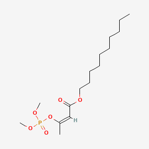 Decyl 3-((dimethoxyphosphinyl)oxy)-2-butenoate