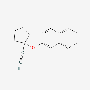 2-[(1-Ethynylcyclopentyl)oxy]naphthalene