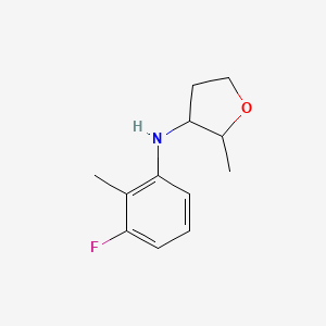 N-(3-fluoro-2-methylphenyl)-2-methyloxolan-3-amine