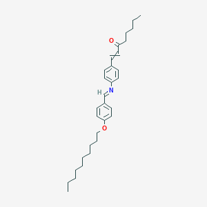 1-{4-[(E)-{[4-(Decyloxy)phenyl]methylidene}amino]phenyl}oct-1-en-3-one