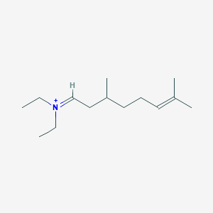 N,N-Diethyl-3,7-dimethyloct-6-en-1-iminium