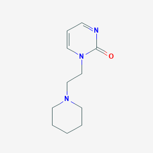 1-[2-(Piperidin-1-yl)ethyl]pyrimidin-2(1H)-one