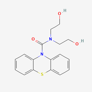 10H-Phenothiazine-10-carboxamide, N,N-bis(2-hydroxyethyl)-