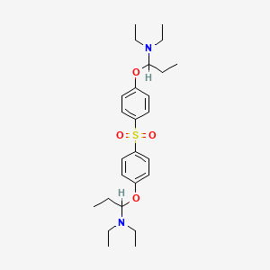 Bis(4-(alpha-diethylaminopropoxy)phenyl) sulfone